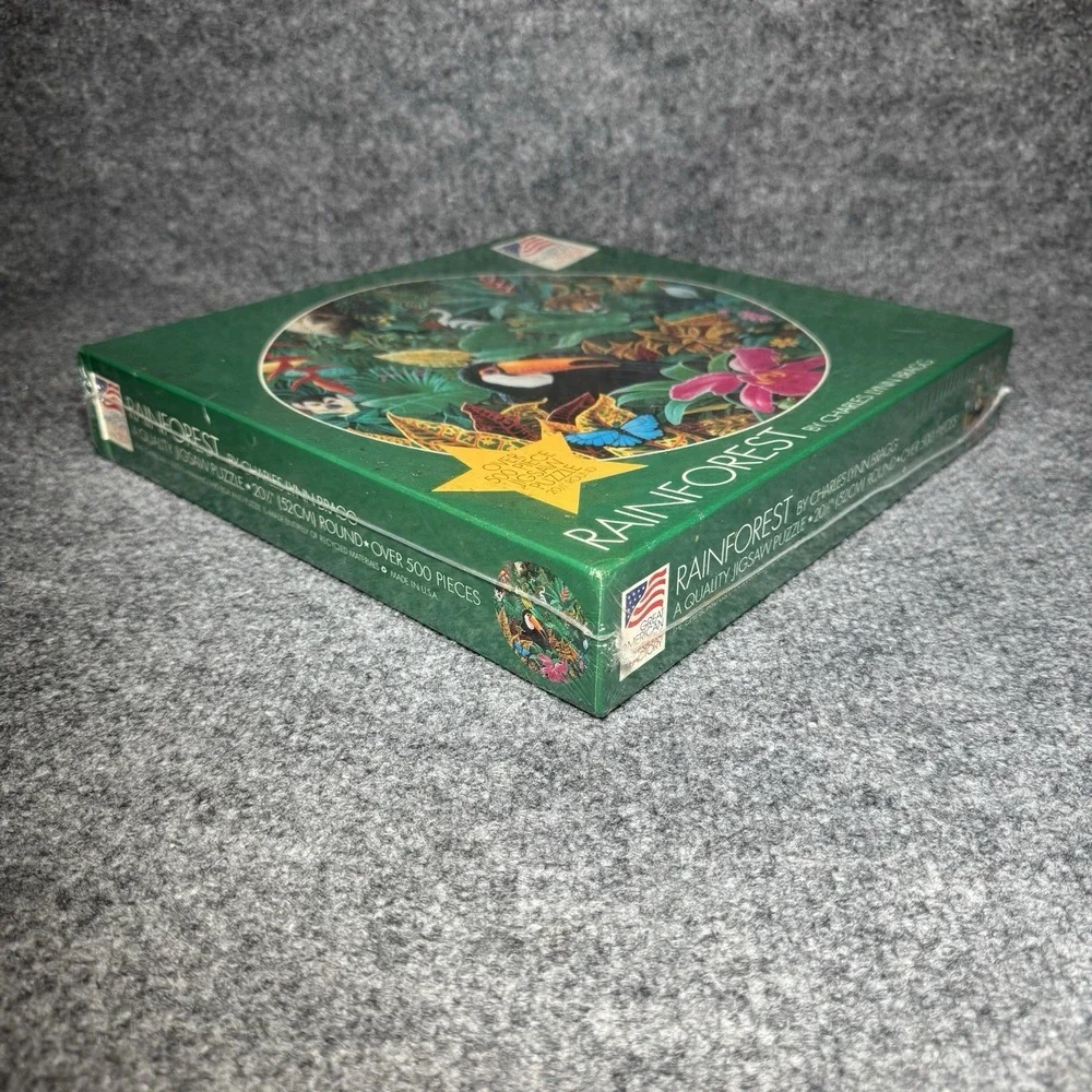 Retro Circular Jigsaw Puzzle 